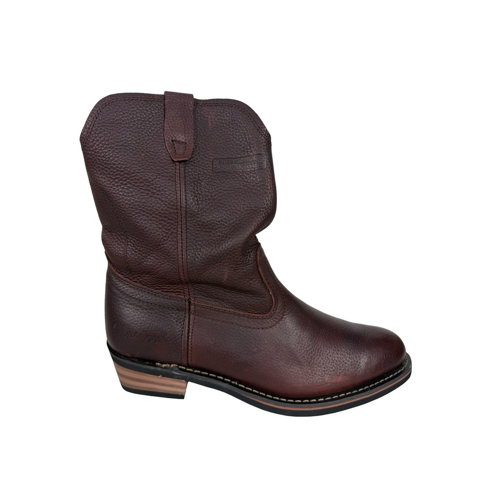 Adtec Mens 12 M Boots Wellington Brown Oil Tanned Leather 1552 Water Resistant